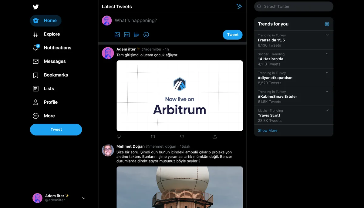 The Arbitrum launch in an X timeline