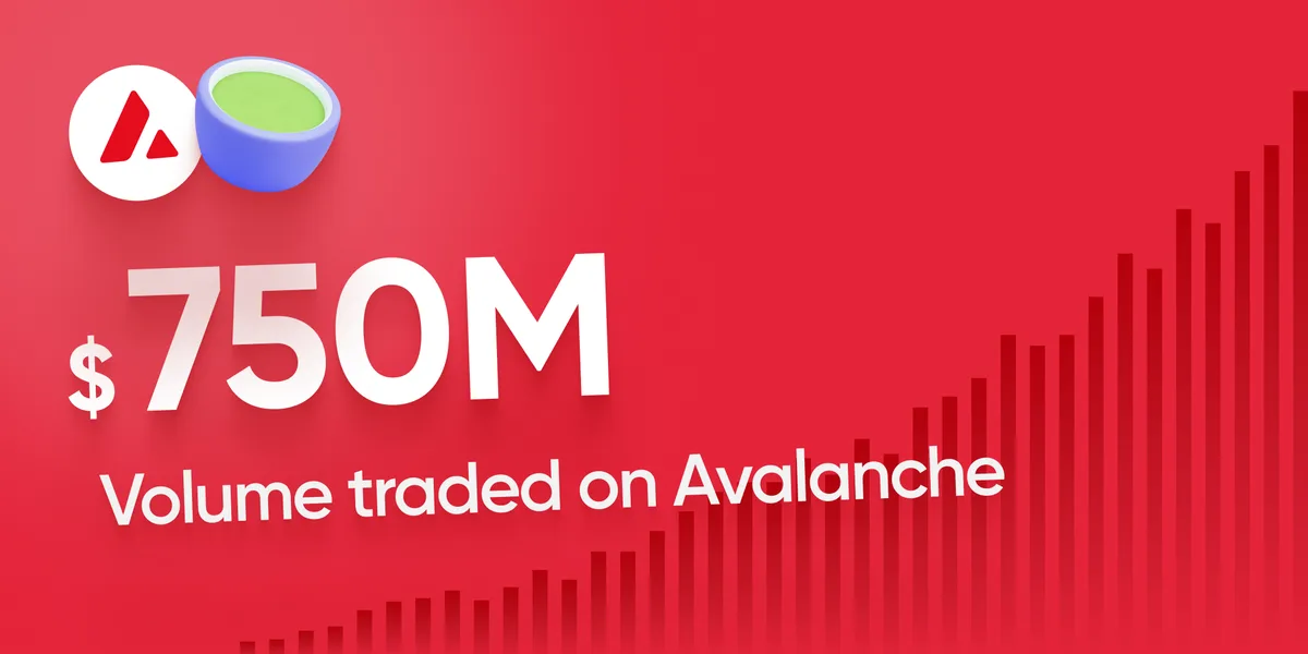 $750M traded on Avalanche