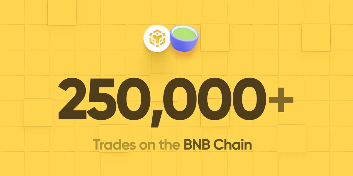 250,000 trades on BNB Chain