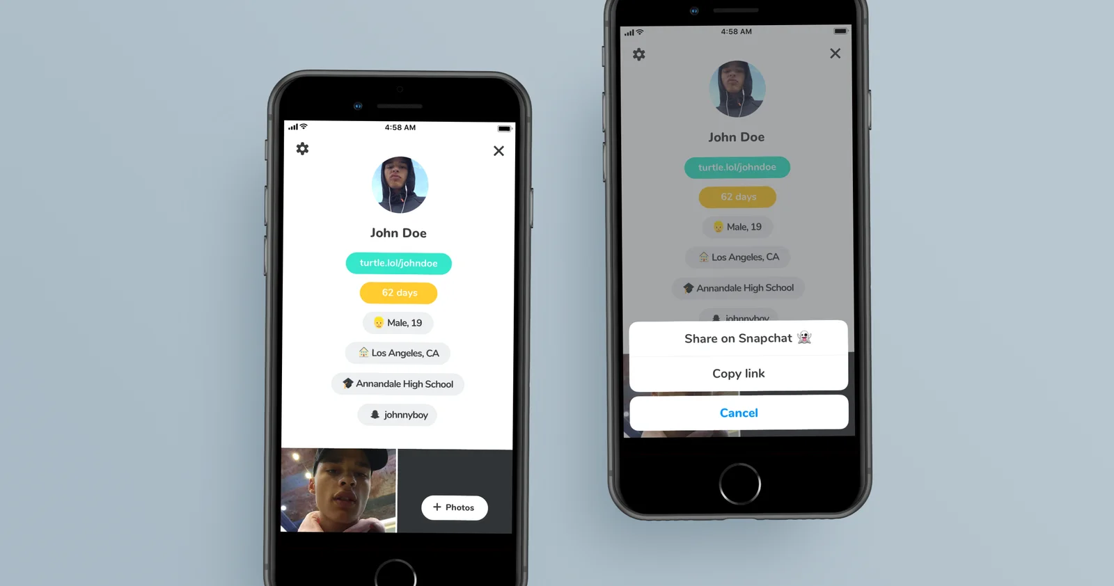 Profiles and sharing